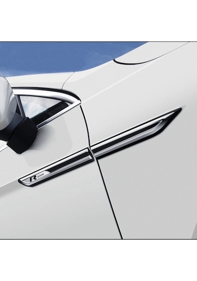 Vw Passat B8-B8.5 R Line Çamurluk Logo 4 Parça