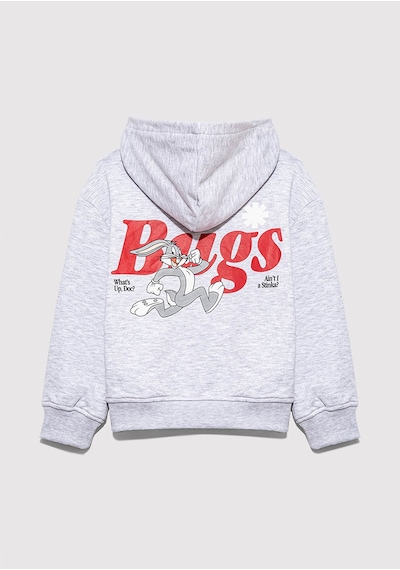 Mavi Bugs Bunny Açık Gri Kız Çocuk Sweatshirt M7s10134-88467 Açık Gri