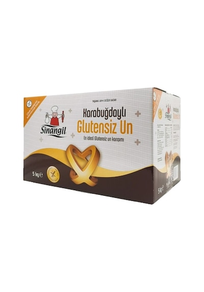 Sinangil Glutensiz Un 5KG (5000GR) + Glutensiz Karabuğdaylı 5KG (