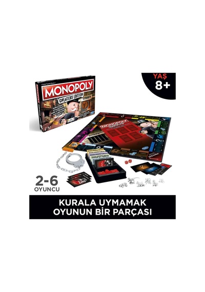 E1871 Hasbro Gaming - Monopoly Cheaters Edition +8 Yaş Belirtilmemiş
