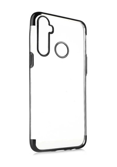 Realme 5I Kılıf Zore Dört Köşeli Lazer Silikon Kılıf