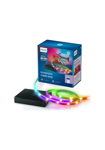 Philips Smart Lighting Hdmı 2.0 Sync Box Kiti 75"-85" Tv'ler İçin - Google Home, Alexa, Homekit Ve Matter Uyumlu Çok Renkli