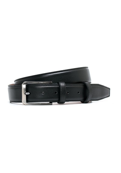 Siyah Erkek F-034-00 Grande Klasik Kemer Genişlik 3.5 Cm