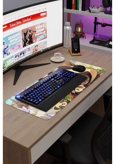 Sayu Genshin Impact Anime Oyuncu V1 - 70x30 Xl Gaming Mouse Pad Fare Altlığı