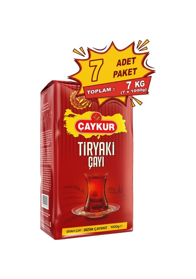 Tiryaki Dökme Çay 1000 Gr. Yedili Paket