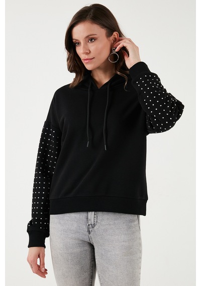 Fashion Friends Bayan Sweat 24k0390k1 Siyah Siyah