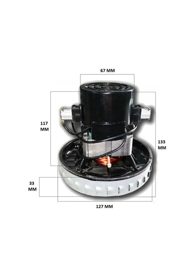 Elektrikli İle Uyumlu Süpürge Motoru Srv45 1500 W