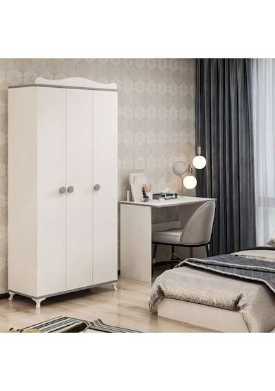 Garaj Home Elit Genç Odası Takımı Gri Diğer