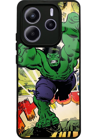 Xiaomi Redmi Note 14 5g Hulk Tasarımlı Glossy Telefon Kılıfı Çok Renkli