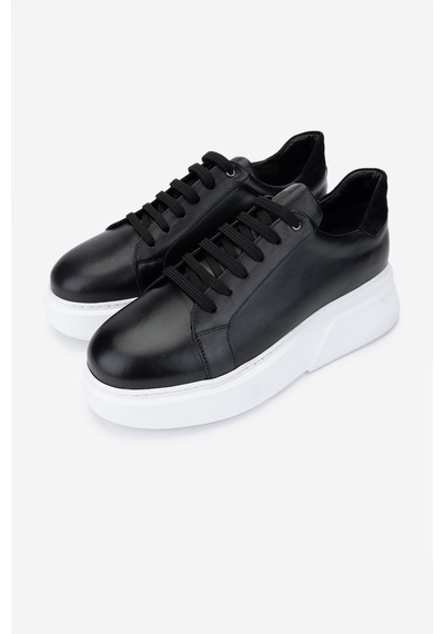 Valmenti Erkek Hakiki Deri Sneakers & Spor Ayakkabı 771 35110 Erk Ayk Y25 Sıyah Dr/byz Siyah - Beyaz