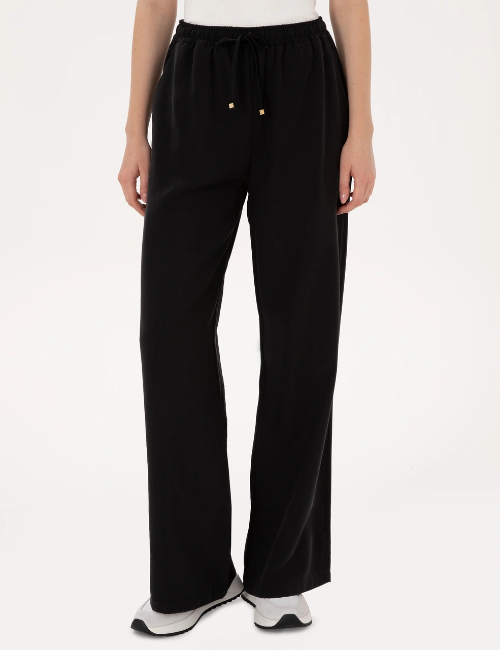 Pierre Cardin Kadın Siyah Pantolon Kanvas-chino 50318198-vr046 Siyah