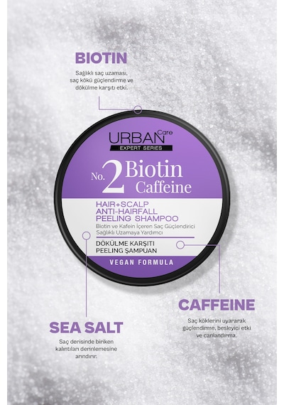 Urban Care Expert Series Biotin ve Kafein Peeling Şampuan 200 ML