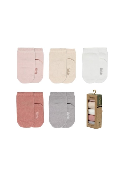 Bistyle Çorap Soket 5li Kutulu Basic Bej Mix Açık Pembe