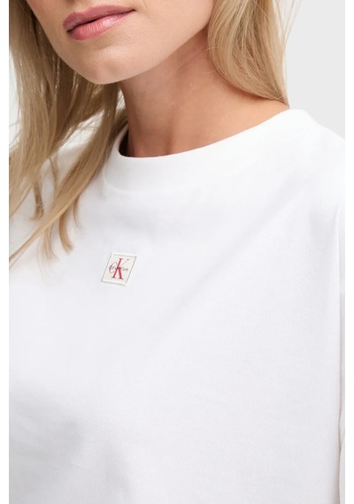 Calvin Klein Bayan T Shirt Lv047d204g Yaa Beyaz Beyaz