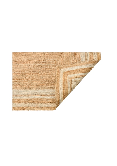 Natura Nt10 Xw Çerçeve Desenli Jüt El Dokuma Bej Modern Halı
