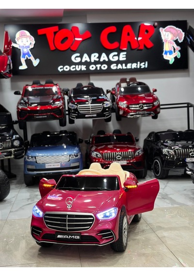 12 Volt Mercedes S600 Metalik Pembe