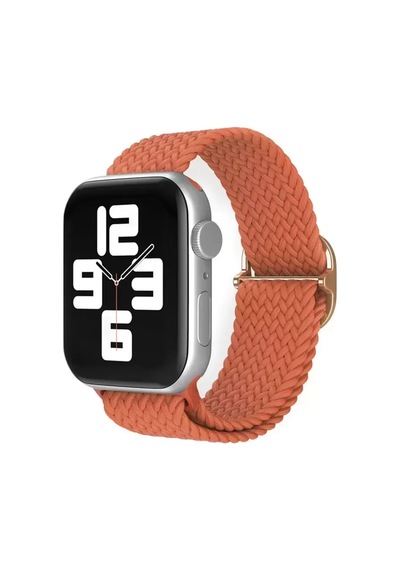 Newface Apple Watch Uyumlu 38mm Star Kordon - Turuncu