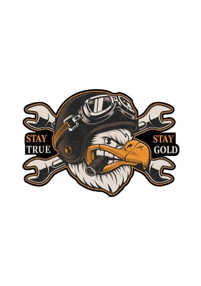 Stay True Stay Gold Sticker