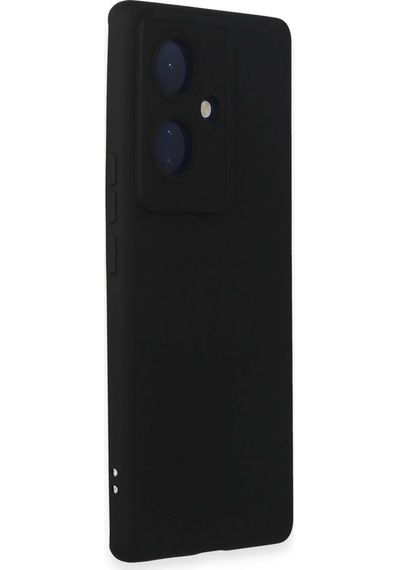 Durukar Vivo V29 Lite Kılıf Nano İçi Kadife Silikon - Siyah