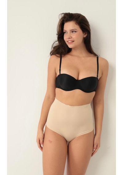 Daniella Lazer Kesim Toparlayıcı Beli Silikonlu String Slip Külot Ten