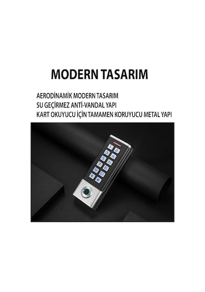 Sr-211 Em-w Parmak İzi Kart Okuyucu 125 Khz Ip68 Şifreli Biyometrik Geçiş Kontrol Sistemi 10000 Kullanıcı 5 Adet