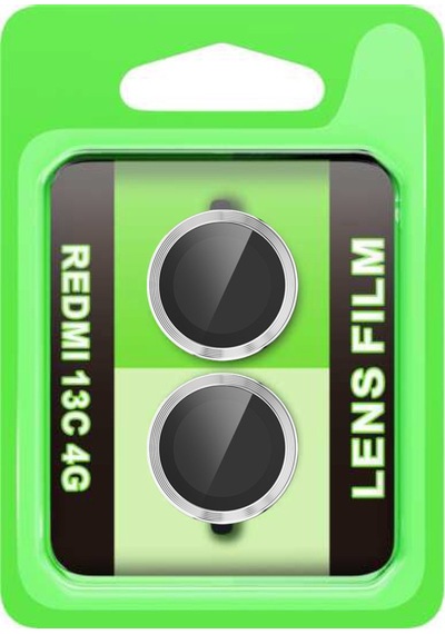 Redmi 13c Raze Metal Kamera Lens - Gümüş