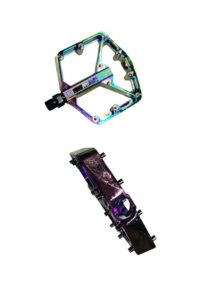 Alüminyum, Rulmanlı, Çivili Çok Renkli Rainbow Bisiklet Platform Pedal