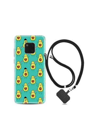 Huawei Mate 20 Pro Kılıf Boyun Askılı Oynayan Avokadolar 1770