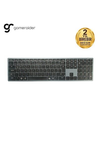 Gameraider K6 Pro Ultra-slim Kablosuz Türkçe Klavye