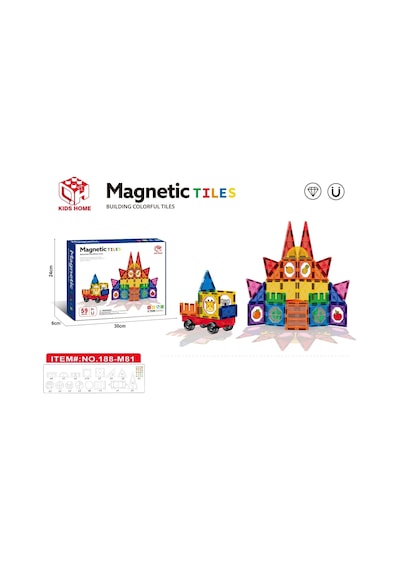 Kızılkaya Manyetik Bloklar 7,5 Cm 59 Parça 188-m61