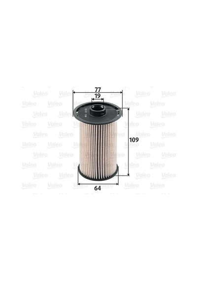 VALEO 587925 Yakıt Filtresi (Mazot) Ford Focus II 1.8 TDCI-C-Max 1.8 T