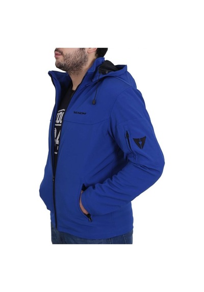 Venom Motosiklet Montu Jaws Soft Shell Mavi Erkek Motorcu Mont
