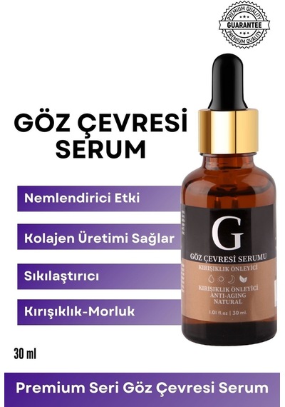 Göz Çevresi Canlandırıcı Gözaltı Morluğu, Torbalanma, Şişlik Gözaltı Bakım Serumu 30ml