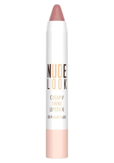 Golden Rose Nude Look Creamy Shine Lipstick Kalem Ruj 03 Peachy Nude