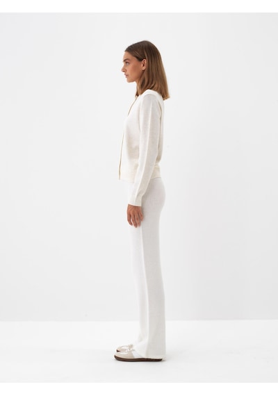 Xint Ekru Yumuşak Dokulu Oversize Pantolon 851032