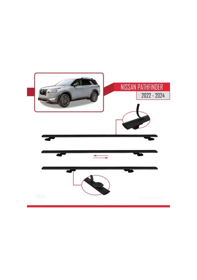 Nissan Pathfinder 2022-2024 Arası İle Uyumlu Basıc Model Ara Atkı