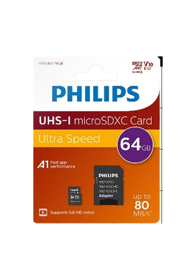 Fm64mp45b/00 64gb Class10 Uhs-ı U1 Tf Adaptörlü Micro Sdxc Hafıza Kartı