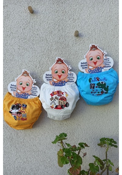 Storybaby - 3lü Erkek Alıştırma Külodu - Racing Set