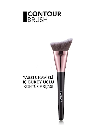 Flormar Ucu Eğimli Elips Kontür Fırçası - Contour Brush - 009 - 8690604597741