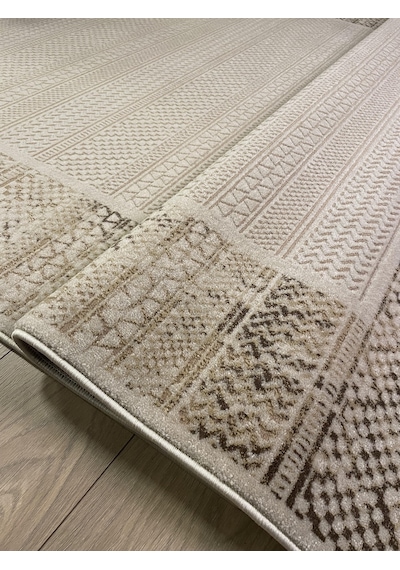 Bahariye Halı Focus 200x290 D118 Beyaz Kahve