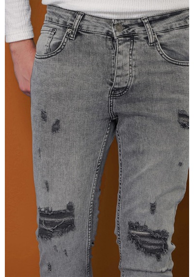 Efor Denim Pnt 118 Gri Jean Pantolon Gri