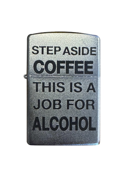 Zippo Setep Asıde Coffee Thıs Is A For Alcohol Çakmak - 49...