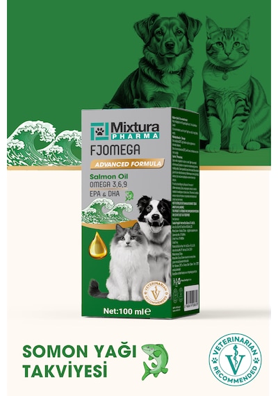 Mixtura Pharma Fjomega Kedi Ve Köpek Somon Yağı