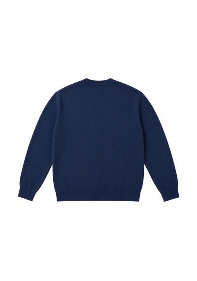 Battalmoda Erkek Büyük Beden İndigo Cepli Düğmeli Triko Hırka 3xl-4xl-5xl-6xl