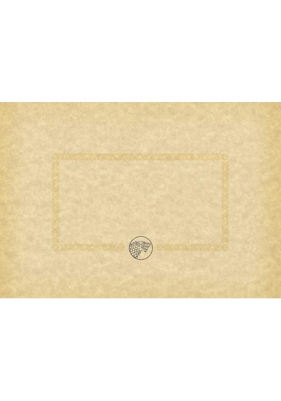 Game Of Thrones: House Stark: Desktop Stationery Set With Pen