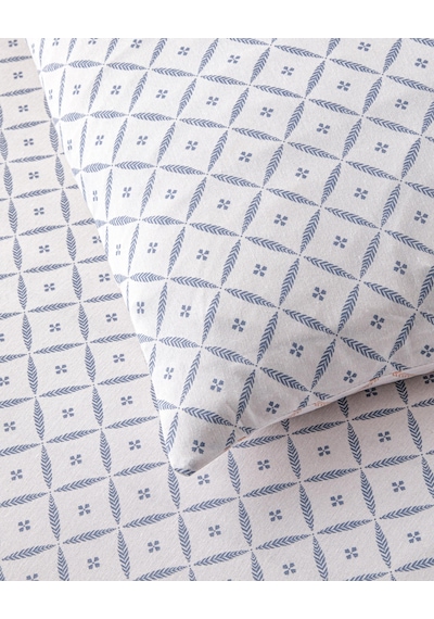 Diamond Bloom Kolay Ütülenir Çift Kişilik Nevresim Takımı 200x220 Cm Mavi - Pembe