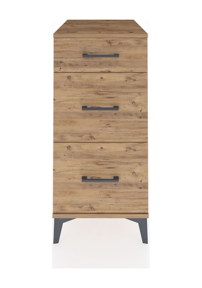 Kronos Komodin 3 Çekmeceli 44x59x96 Çam-çam Çam