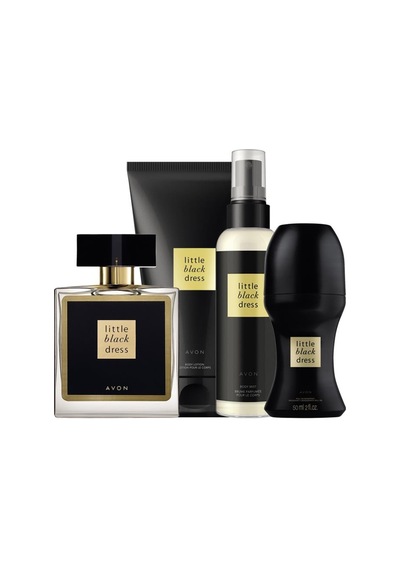 Avon Little Black Dress Kadın Parfüm EDP 50 ML + Body Mist + Roll-On + Vücut Losyonu