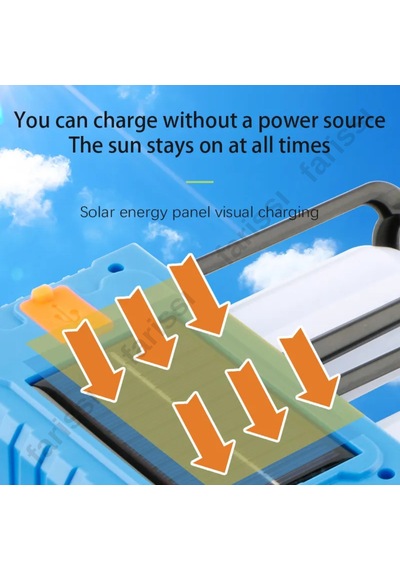 Farissu 38 Watt 300lm 2400mah Işıldak Kamp Lambası Işıldak Çok Renkli