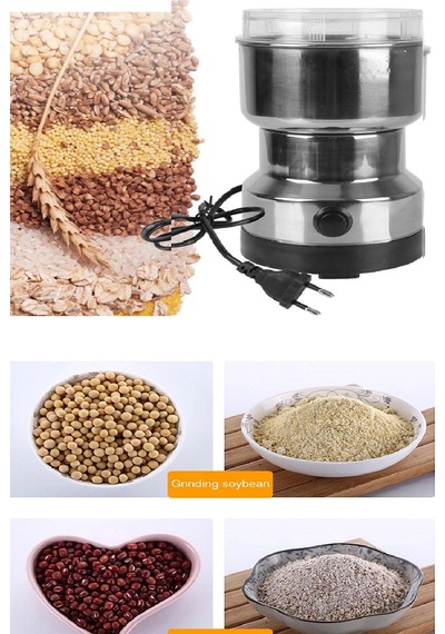 4 Bıçaklı Elektrikli Öğütücü Blender Kahve Fındık Baharat Tahıl Biber Değirmeni